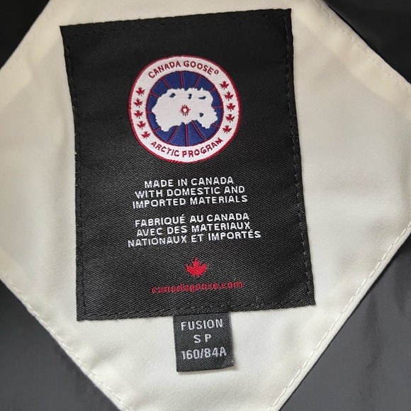 Canada Goose White Puffer Jacket with Fur Hood - Picture 13 of 16